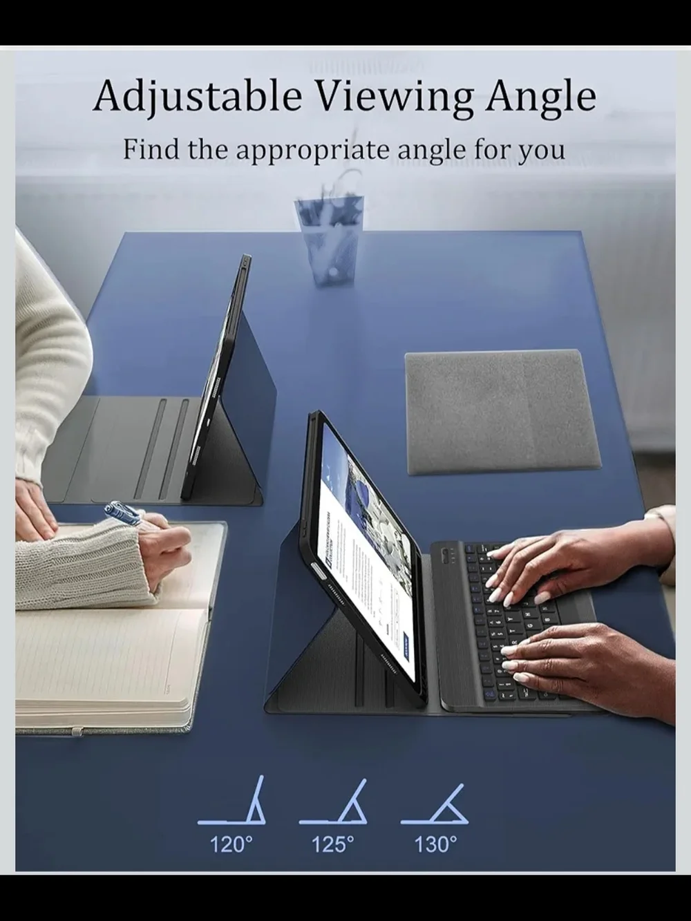 iPad 9th Generation Case with Keyboard 10.2 inch, Magnetic Detachable Wireless